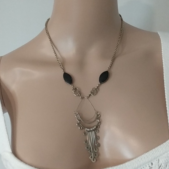 Vintage Artistan Jewelry - Vintage Chandelier Necklace